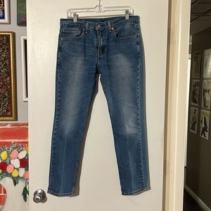 Levi’s mens 511 denim blue jeans